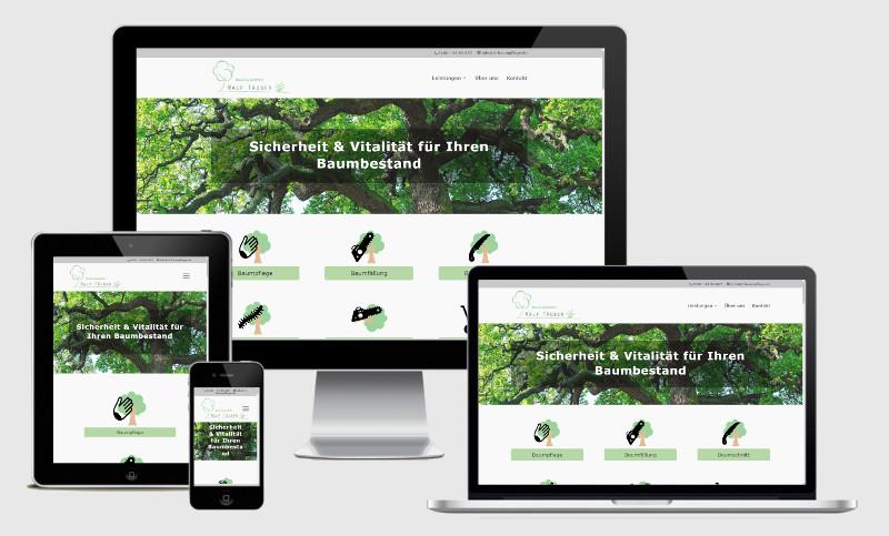 Webdesign-Projekt aus Nürnberg: Responsive-Ansicht der Website "Baumpflege Ralf Täuber Nürnberg" Webdesign-Projekt aus Nürnberg: Responsive-Ansicht der Website "Baumpflege Ralf Täuber Nürnberg"