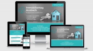 Webdesign-Projekt aus Nürnberg: Responsive-Ansicht der Website "Immobilientag Ansbach" Webdesign-Projekt aus Nürnberg: Responsive-Ansicht der Website "Immobilientag Ansbach"
