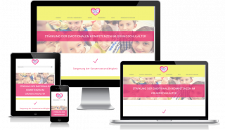 Responsive Webdesign-Ansicht Projekt Besuch bei meinem Herzen Responsive Webdesign-Ansicht Projekt Besuch bei meinem Herzen